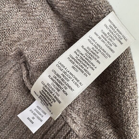 Chicos Touch Of Cashmere Sweater Sz 0 US 4 Quiet Luxury Minimalist Casual Office - Picture 9 of 16